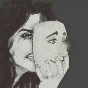 Ilustrasi menyembunyikan kesedihan/TeropongOnline.com